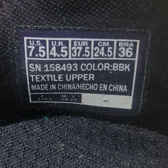 Skechers Cleo Flex Wedge Womens 7.5 Black Mary Jane Slip-On Loafers Shoes 158493 - Picture 9 of 9